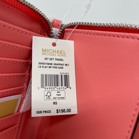 Michael Kors JST Large MF Flat Phone Wallet - Picture 7 of 8